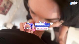 Stepmother enticed stepson in the biffy