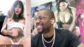 Glamorous Tattooed Transgender Cutie Jerking Off Her Hard Hotty Dong And Cumming For Us