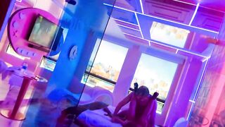 PRIVATE CLOSENESS FUELS SMUTTY LESBO FLICKS BEHIND HOTEL DOORS