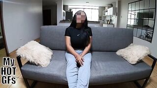 Youthful Lorena Moon confesses at a porn casting.