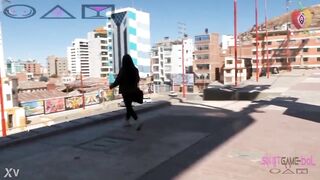 Bolivia le gusta estar caminando para despues mostrar su culo