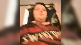 quick peep show from a big beautiful woman