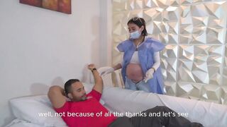 SEX WITH A PREGGY DOCTOR IN A DOCTOR'S OFFICE