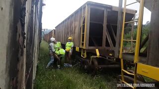 The workers worked hard this day. They invited their ally for an fuckfest at lunchtime, and dessert was a lot of milk in their booties and in the centre of the teach tracks and wagons. Part II (Teaser)