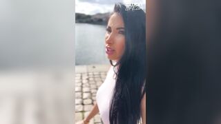 Pleasant Afternoon Date In Prague With Brunette hair Playgirl Clea Gaultier