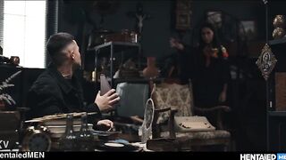 Homosexual Futanari Servitude - Tgirl Trans Gal Creampies Bound Up Dude With Giant Knob