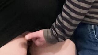 ANITA FEET TEASES TWAT IN FRONT OF CURIOUS CROWDS