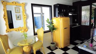 Petite Redhead Explores Palm Springs