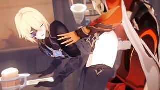 dainsleif x npc - Genshin Impact