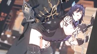 capitano x ororon - genshin impact queer comics animation