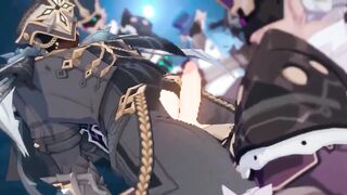 capitano x ororon - genshin impact queer anime