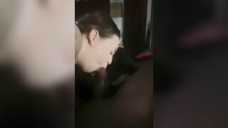 BBC being sucked by hawt big beautiful woman Latin babe mother I'd like to fuck