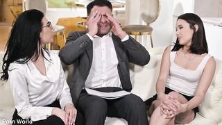 Spanish Distraction Chapter two: Bi Honeys Lucy Mendez And Emily Pink Exchange Thong On For Penis During double penetration Group-sex GP3411