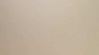 Slim Small Golden-haired Tries Large Thick Wang On The Bed