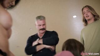 mother I'd like to fuck Reagan Foxx dragged her stepdaughter Rissa May into a family taboo.Her spouse is banging her stepdaughter whilst that babe gets drilled by her stepson