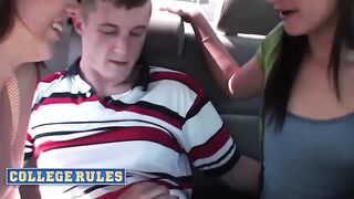 COLLEGE RULES - College Angels Submit The Wildest Clip With Public Flashing, Blowjobs, And Hawt Dreams