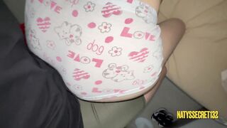AMATEUR TABOO - Yielding Concupiscent Stepdaughter Desires to Play with Dad