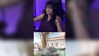 Tattoed Rock Latin chick drilled a stranger in Italy - Explosive finale on his face