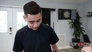 Breasty mother i'd like to fuck getting banged from behind by stepson