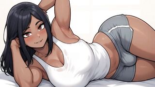 A adorable oral for your Shemale hentai ally