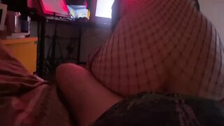 Trans Gal in Fishnets Ride and gets Drilled HARD