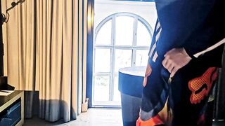 5 Star Hotel Ejaculation from Masked Biker [ OnlyFans & Instagram ]