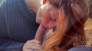 Stepsister pulled me into the forest to suck my penis - NakedCola