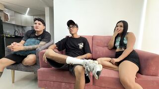 Wager between most good allies results in the most good sex of my life and cum on my rich boobs.