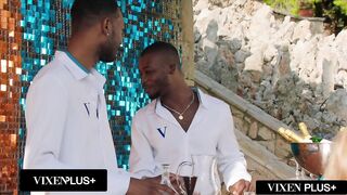 VIXENPLUS mother I'd like to fuck Brandi Takes On two BBCs At Hotel Vixen