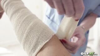 GilfAF- Slender Nurse Scarlet's Unfathomable GILF Creampie