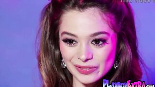 Petite breasts tiny stripped teen honey introducing her pink twat