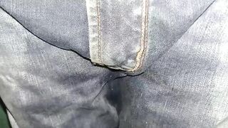 Panties moist with urine