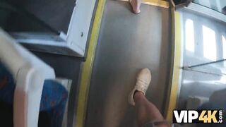 VIP4K. Romantic travel ended with a very hardcore cheating in the crap-house