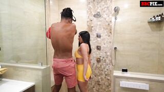 Nifty Ass Latin babe Goes Nuts When BBC Ploughs Her Perspired Screw Gap