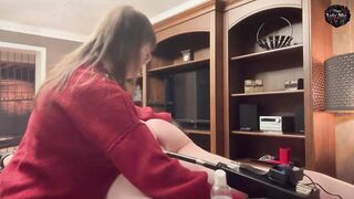 Domlady Mia - Torture of Terror for the Thrall - Training: Booty Drilled by the Screwing Machine - Part 4