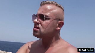 Cliffside Outdoor Pounding - Leaking Soaked Beach Bang