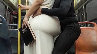 "Religious big beautiful woman in Lengthy Costume Gets Butt Teased During the time that Holding Bible"
