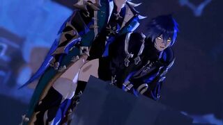 Flins drilled By Varka - Genshin Impact Animation Queer