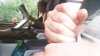 Public Masturbation (this babe see me cumming)