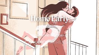Married Pair Reunion Turns Into Intensive Bang - Filthy Talk, Finger Play & Muff diving - ASMR Porn Erotic Audio Story for Hotties