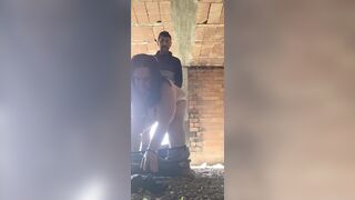 I get banged in an abandoned abode, until that babe cums inside my cunt