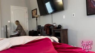 Stepmom Can't Keep Her Eyes Off My Large Ramrod!