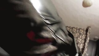 Shiny Lengthy Jacket Seduction – Underneath Sheet POV and Ribald Bedroom Dream