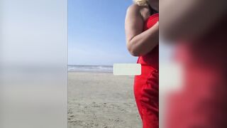 Stepmom just wanted an opinion... But this transparent bikini became a topic on the whole beach