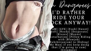 ASMR - Constrained and Slutty Girlfriend humps your pillows - I missed u! - Fellatio - Creampie