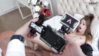 Sasha Paige Anal Bts - Indecent Talk During the time that Getting Her Booty Stretched by Giant Weenie!