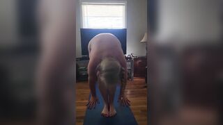 Hawt mother I'd like to fuck Exercising Nude!