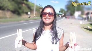 CarneDelMercado - Camila Marin Breasty Lalin girl Colombiana Newbie Pounded All Over The Abode