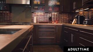 ADULT TIME - Preggy Avery Jane Gets Sexually excited In The Kitchen Late At Night & Wishes A Valuable Pounding