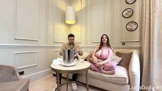 Intensive BBC Trio: Gracious Receptionist Joins Me and My Boyfriend - Luna Doll